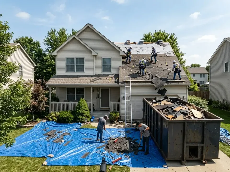 roof-replacement-debris-remova-004 — frequently asked questions, Cheapest Dumpster Rentals in Harrisburg, AR